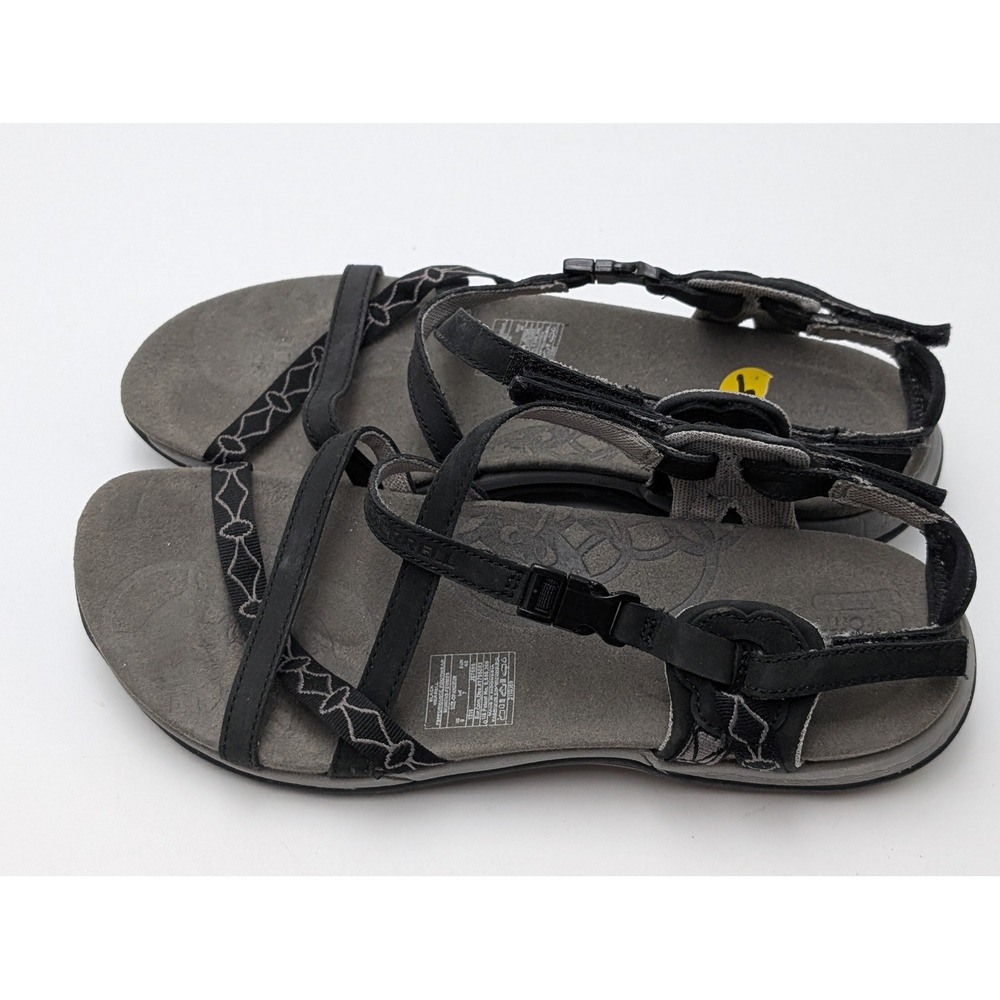 Merrell Sandals Womens 9 Black Terran Lattice II J67698 Athletic Hiking Strappy - Picture 3 of 7